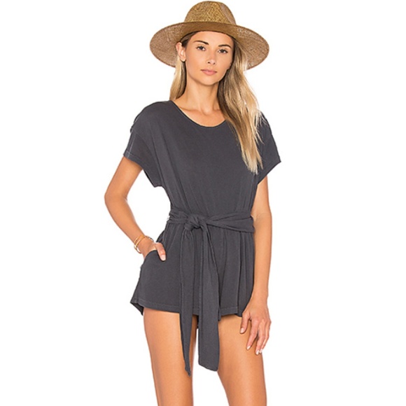 Free People Pants - NWT Free People Easy Street Gray Romper